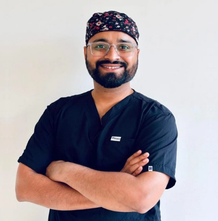 Dr. Akash Yadav, Orthopaedic and Arthroscopy Specialist at Aditya Hospital, providing expert minimally invasive knee and shoulder arthroscopy treatment in Rewari and NCR region.